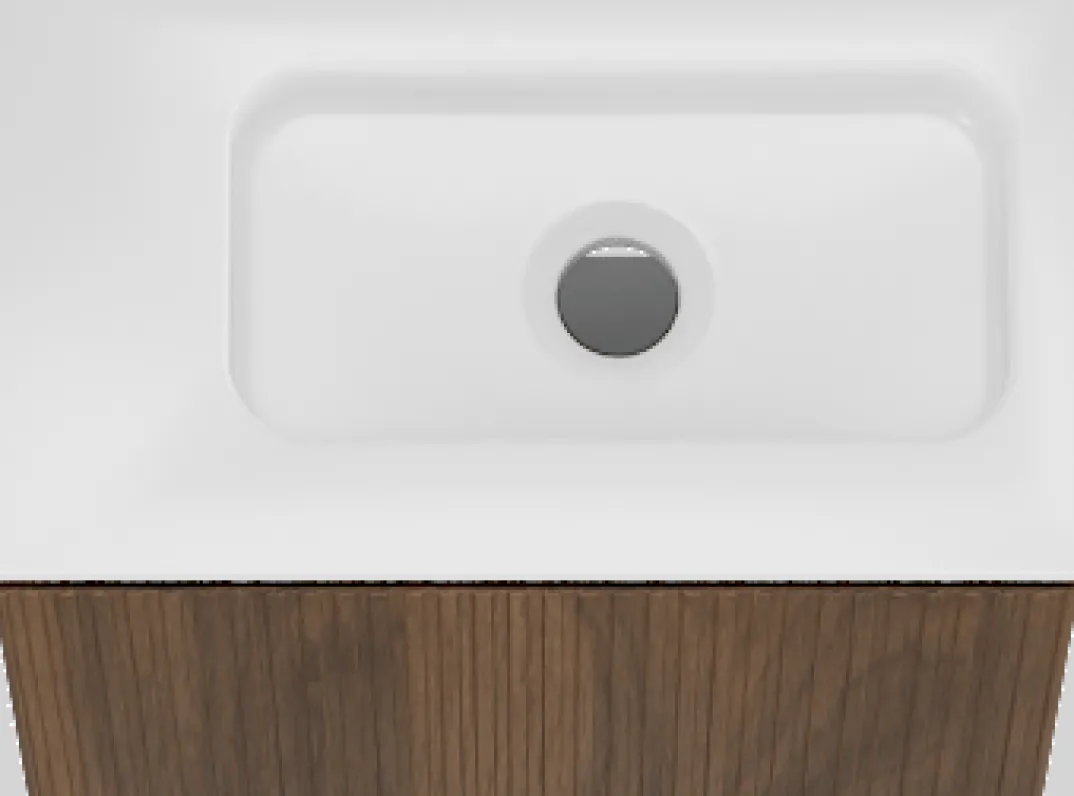 Storke Ribs toiletmeubel met Fina wastafel