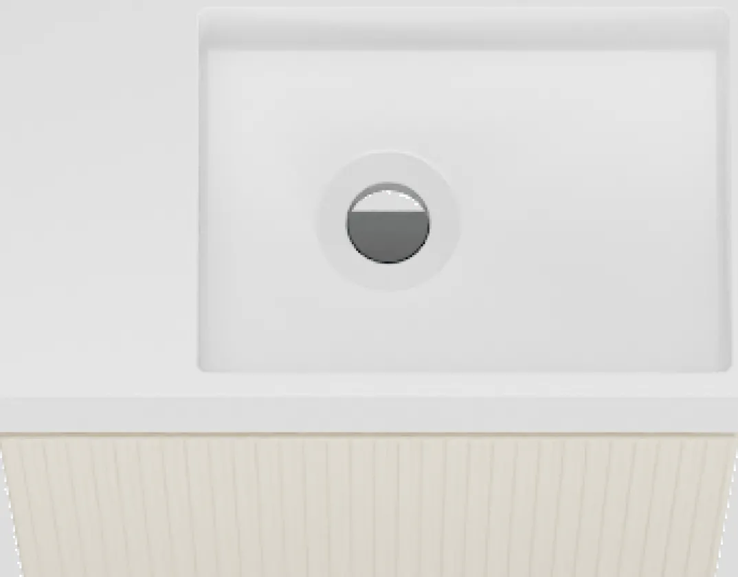 Storke Ribs toiletmeubel met Fada wastafel