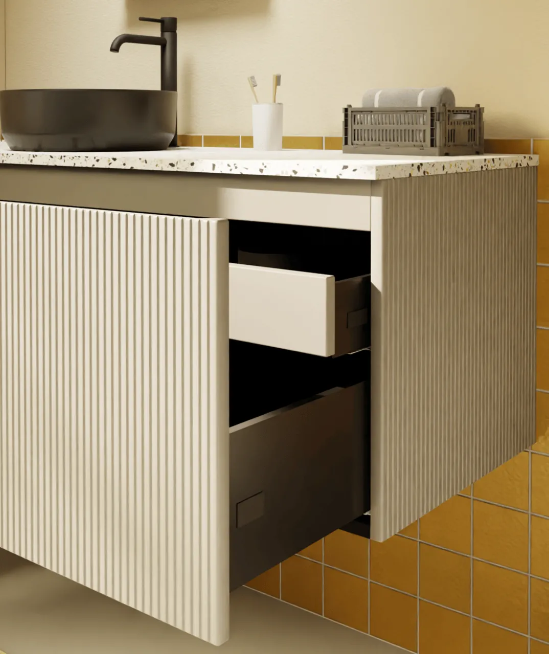 Storke Ribs wastafelonderkast