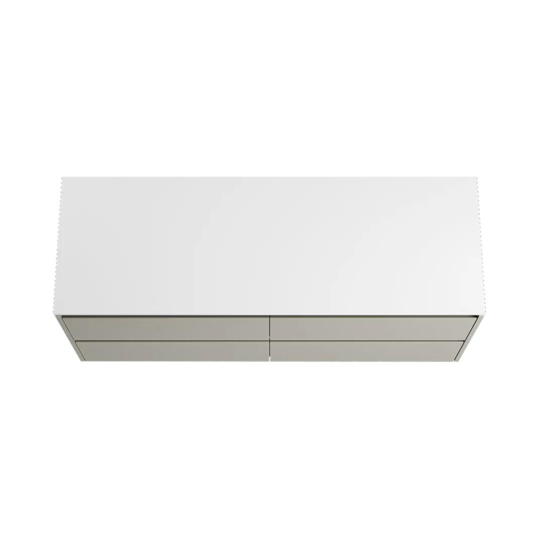 Storke Seda badkamermeubel met Tavola wastafelblad voor waskom(men)