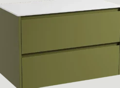 Storke Seda badkamermeubel met Tavola wastafelblad voor waskom(men)