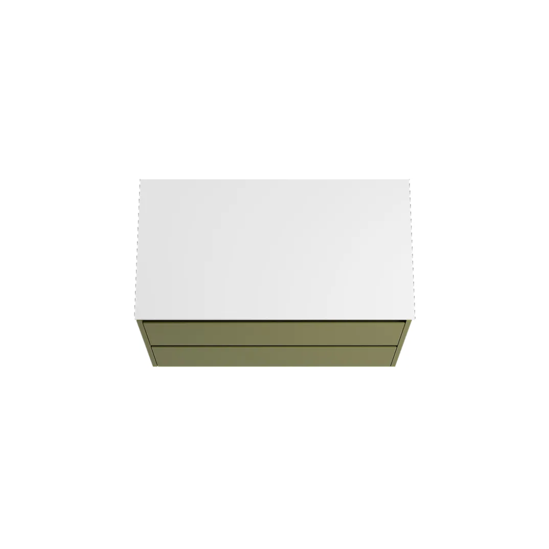 Storke Seda badkamermeubel met Tavola wastafelblad voor waskom(men)