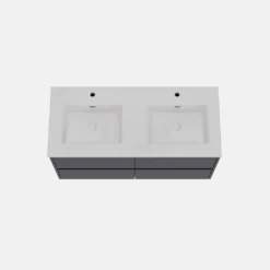 Storke Seda badkamermeubel met Kera wastafel, afvoerpluggen inbegrepen