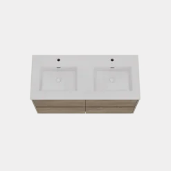 Storke Seda badkamermeubel met Kera wastafel, afvoerpluggen inbegrepen