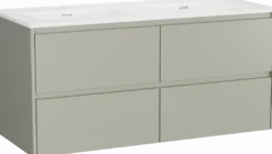 Storke Seda badkamermeubel met Kera wastafel, afvoerpluggen inbegrepen