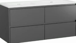 Storke Seda badkamermeubel met Kera wastafel, afvoerpluggen inbegrepen