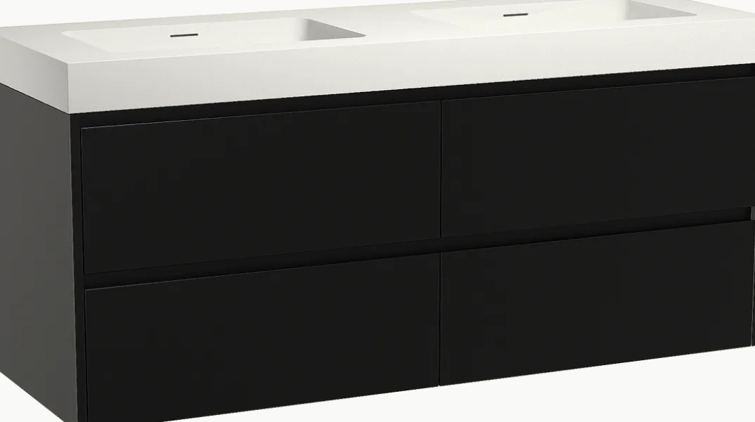 Storke Seda badkamermeubel met Mata High wastafel