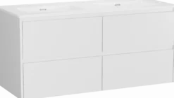 Storke Seda badkamermeubel met Kera wastafel, afvoerpluggen inbegrepen