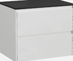 Storke Seda badkamermeubel met Panton wastafelblad voor waskom(men)