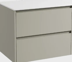 Storke Seda badkamermeubel met Tavola wastafelblad voor waskom(men)