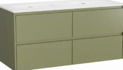 Storke Seda badkamermeubel met Kera wastafel, afvoerpluggen inbegrepen