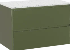 Storke Seda badkamermeubel met Tavola wastafelblad voor waskom(men)