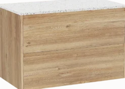 Storke Seda badkamermeubel met Tavola wastafelblad voor waskom(men)