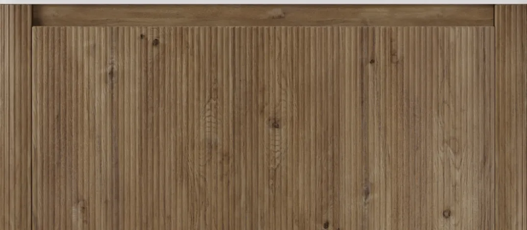 Storke Soft badkamermeubel met Tavola Soft wastafelblad voor waskom(men)