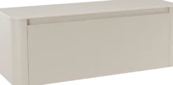 Storke Soft badkamermeubel met Tavola Soft wastafelblad voor waskom(men)