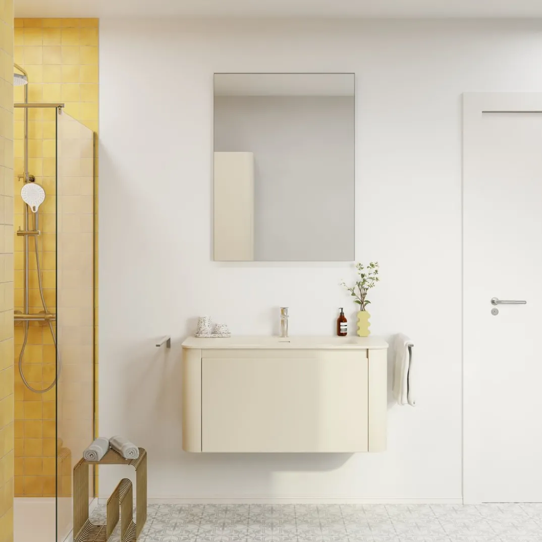 Storke Soft badkamermeubel met Mata Soft wastafel