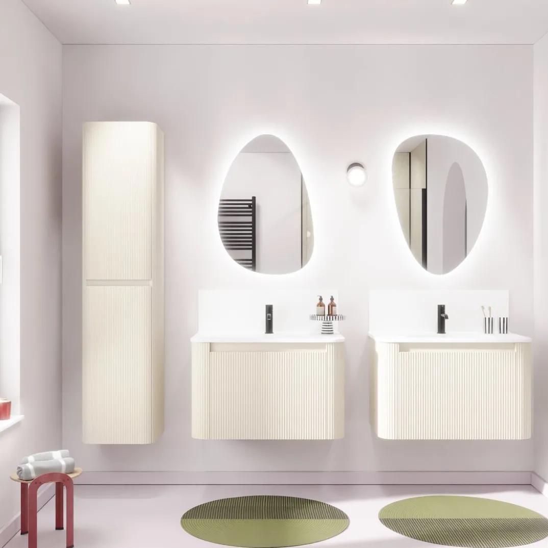 Storke Soft badkamermeubel met Kera Soft wastafel
