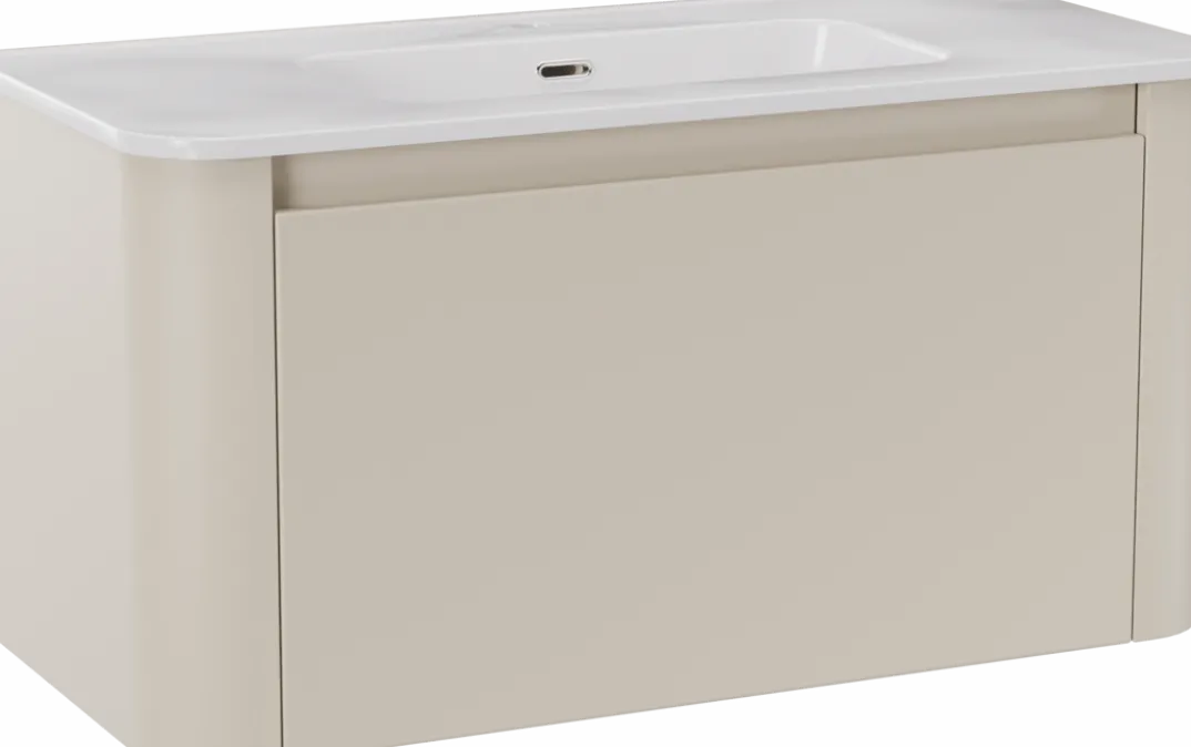 Storke Soft badkamermeubel met Kera Soft wastafel