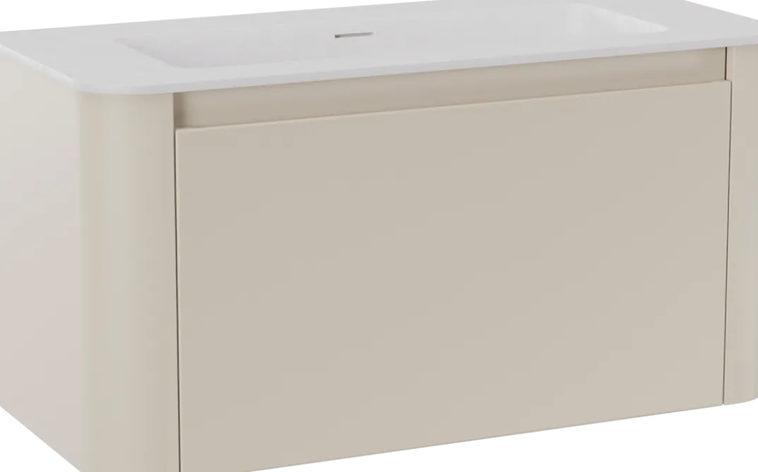 Storke Soft badkamermeubel met Mata Soft wastafel