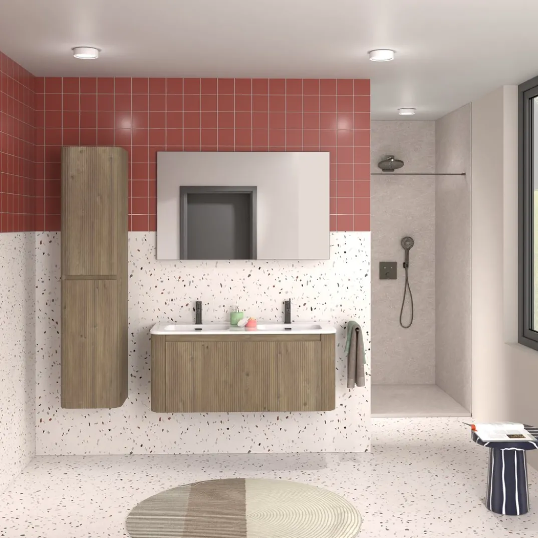 Storke Soft badkamermeubel met Kera Soft wastafel
