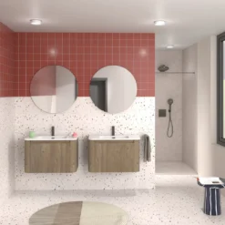 Storke Soft badkamermeubel met Kera Soft wastafel