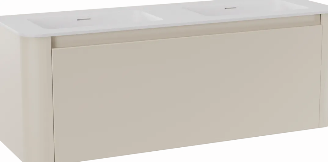 Storke Soft badkamermeubel met Mata Soft wastafel