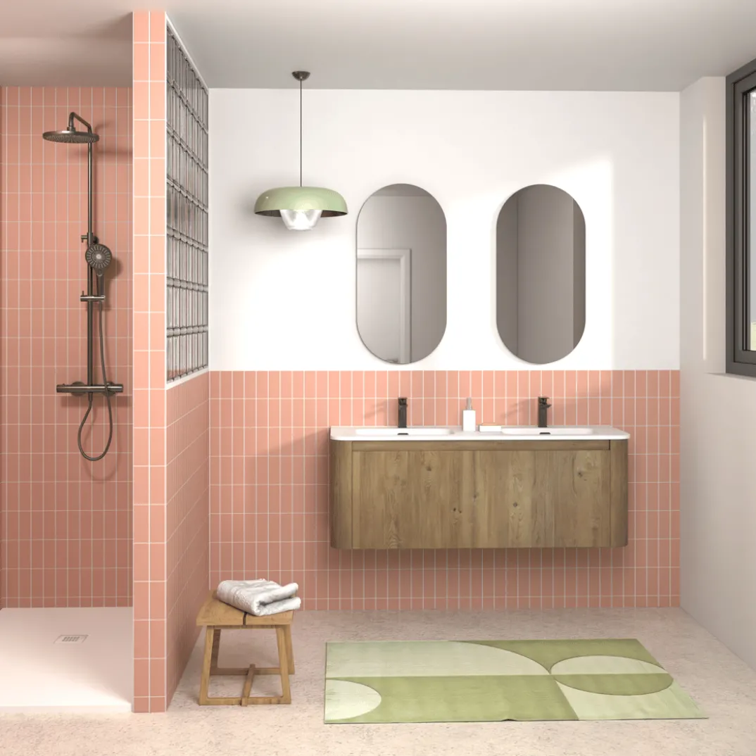 Storke Soft badkamermeubel met Kera Soft wastafel