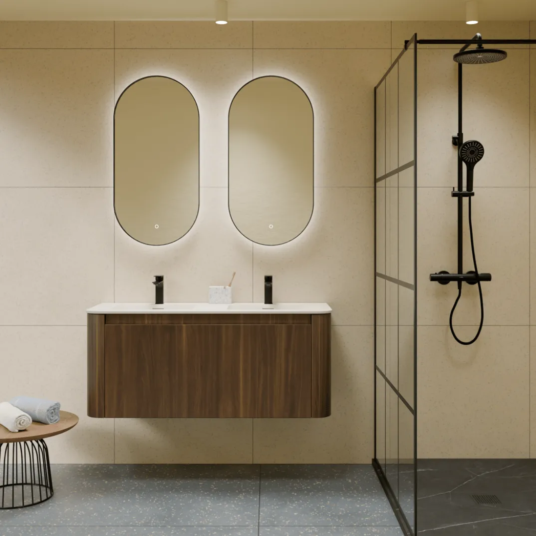Storke Soft badkamermeubel met Mata Soft wastafel