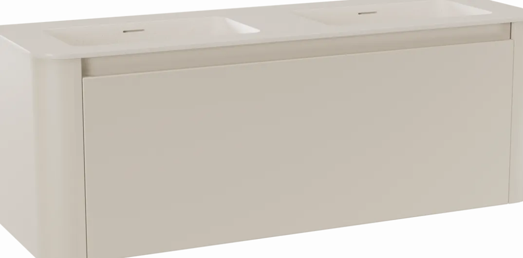 Storke Soft badkamermeubel met Mata Soft wastafel