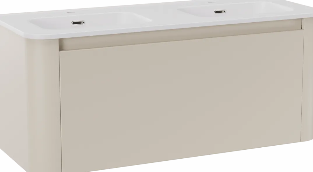 Storke Soft badkamermeubel met Kera Soft wastafel