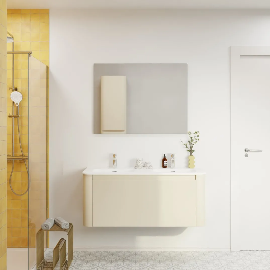 Storke Soft badkamermeubel met Kera Soft wastafel