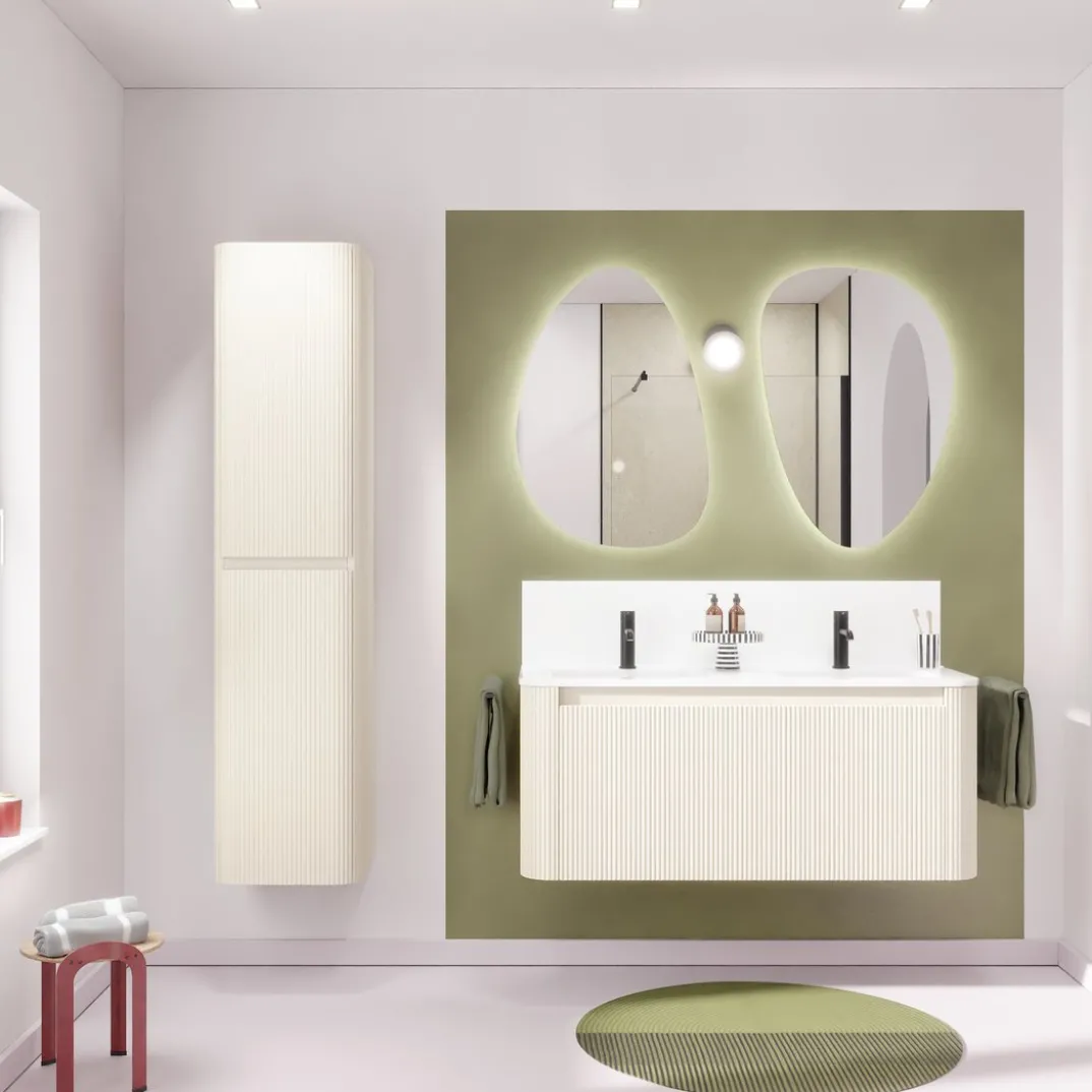 Storke Soft badkamermeubel met Kera Soft wastafel