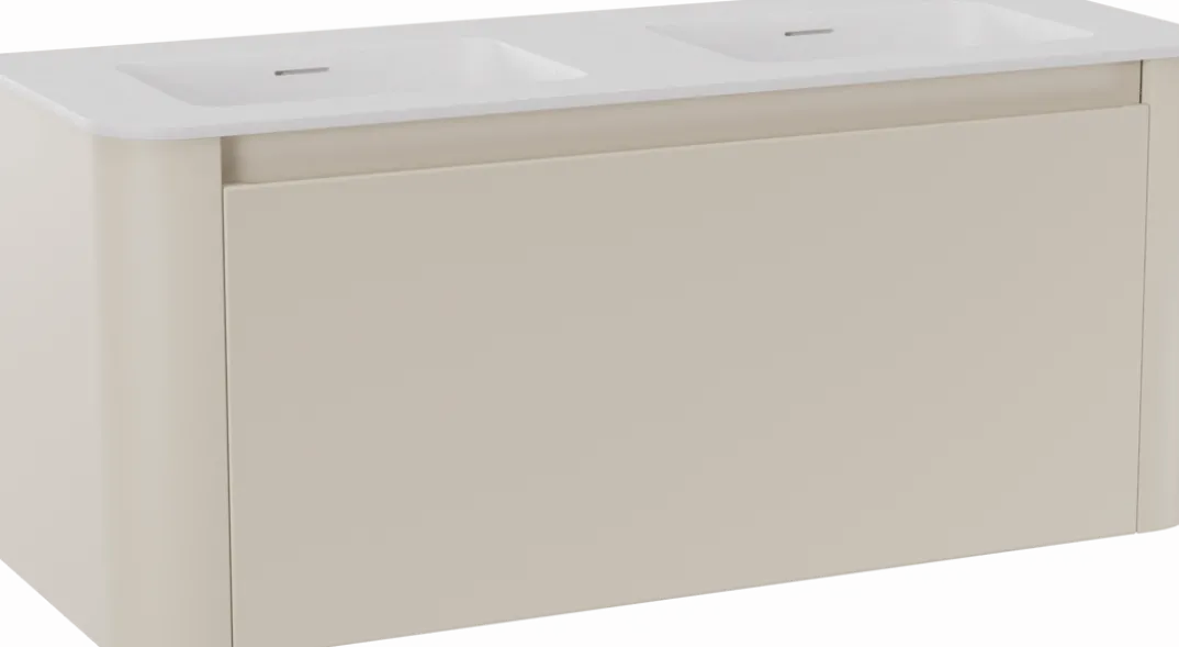 Storke Soft badkamermeubel met Mata Soft wastafel