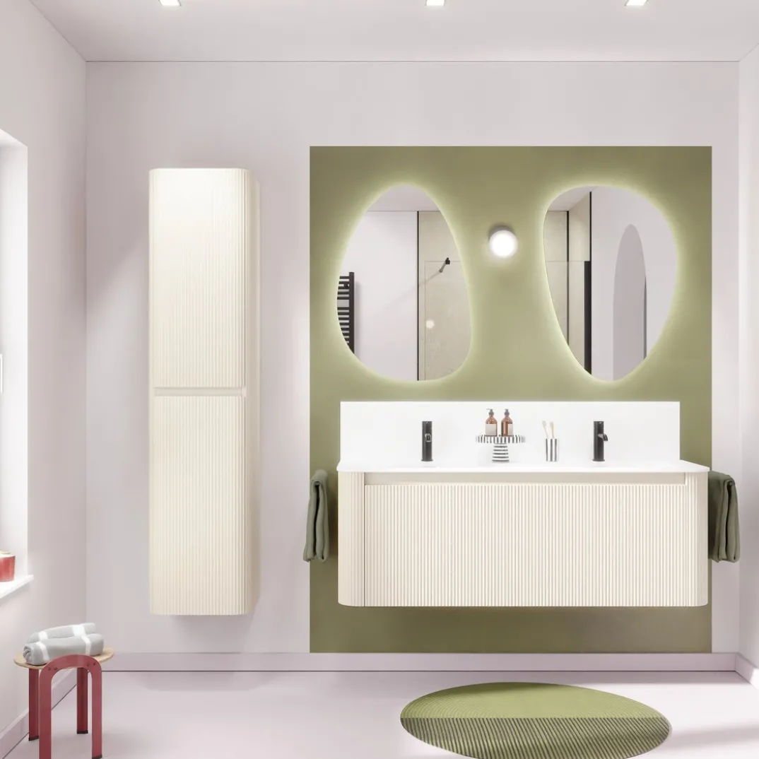 Storke Soft badkamermeubel met Mata Soft wastafel