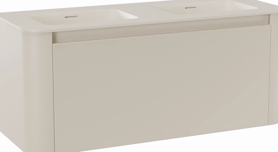 Storke Soft badkamermeubel met Mata Soft wastafel