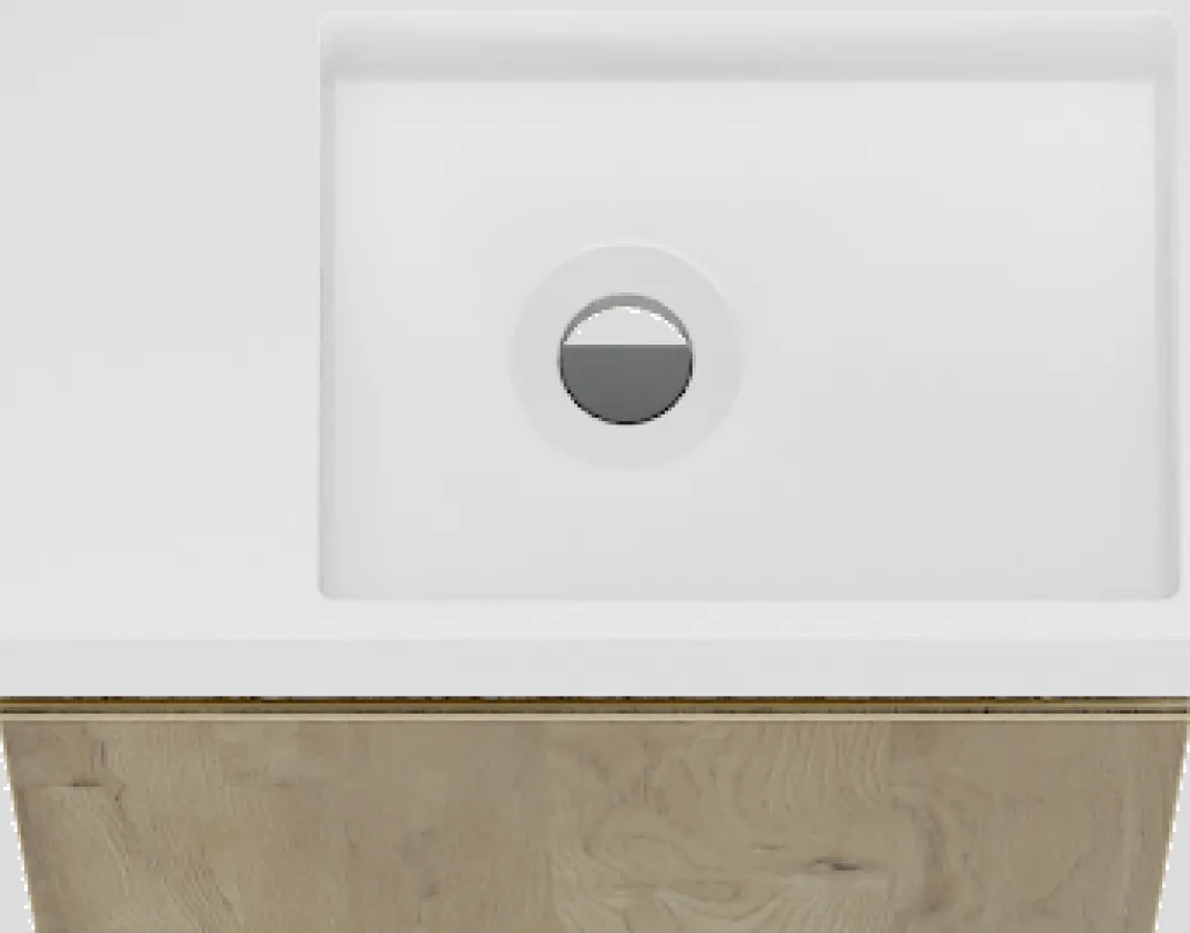 Storke Square toiletmeubel met Fada wastafel