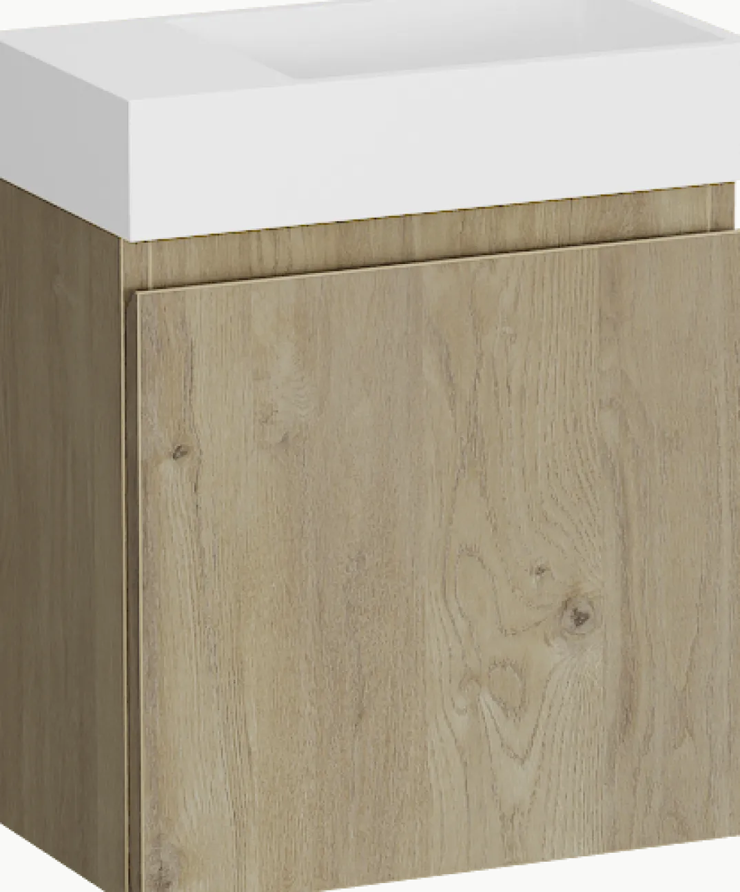 Storke Square toiletmeubel met Fada wastafel