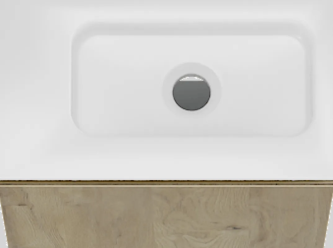 Storke Square toiletmeubel met Fina wastafel