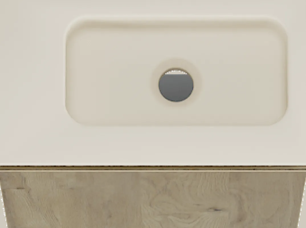 Storke Square toiletmeubel met Fina wastafel